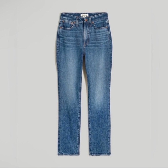 MADEWELL CURVY PERFECT VINTAGE JEAN DECATUR BLUE WASH | SIZE 31 PETITE - Picture 2 of 8